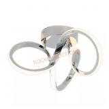 Swirl 13" 1-Light Chrome LED Flush Mount