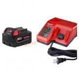 Milwaukee M18 RedLithium XC5.0 5Ah Kit 2pc