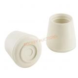 Shepherd Hardware Rubber Leg Tip White 4pk