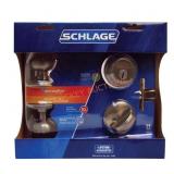 Schlage Georgian Satin Nickel Deadbolt & Knob