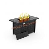 43" 5,000btu Propane Fire Pit Table