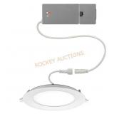6 in. Canless LED Recessed Light Trim, 650 lm
