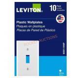 Leviton White 1-Gang Toggle Wall Plate