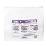 HALSTED Sand Bags 15" X 27" White, Pack of 25