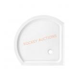 Glamour 32-in Corner Shower Base, White