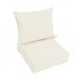 Sunbrella Canvas Natural Pillow/Cushion Set