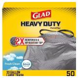33 Gal. Heavy Duty Trash Bags (50-Count) Black