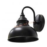 1-Light Imperial Black Outdoor Wall Sconce