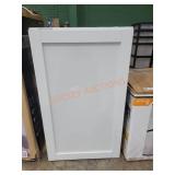 18"W x 13"D x 30"H White Cabinet
