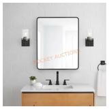 Glacier Bay 24x30 Matte Black Cabinet