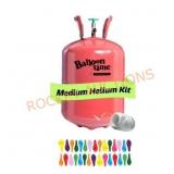 EMPTY Balloon Time Helium Tank Kit with Balloons