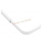 28 in. - 48 in. Single Curtain Rod in White
