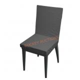 Home Details Grey Chair Slipcover