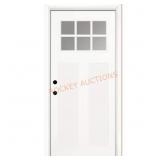 Fiberglass Front Door 33.5x81.6, 6 Lite, RH