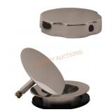 Drain & Handle for Cable Drains, Satin Nickel