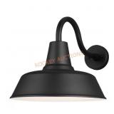 Barn Light 1-Light Matte Black Lantern Sconce