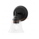 Marsden 5.5 in. 1-Light Matte Black Sconce