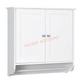 White Wall Mounted Cabinet 24in