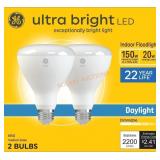 GE Ultra Bright LED BR30 150W (2-Pack)