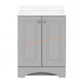 25 in. Single Sink Vanity w/ Marble Top