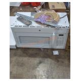 GE White Over The Range Microwave