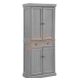 Crosley Seaside Pantry - Distressed Gray