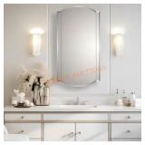 Rococco Arched Beveled Medicine Cabinet