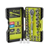 26-Piece 1/4 in. Drive Ratchet and Socket Set
