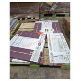 Mixed Tile 24" x 24" & 12" x 24" Light Grey Marbl