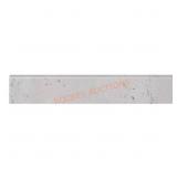 (6) 25 in. Cultured Marble Backsplash in Icy Ston