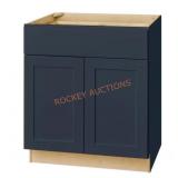 Avondale Ink Blue Kitchen Cabinet