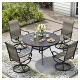 vicllax Outdoor Dining Chairs ONLY Set