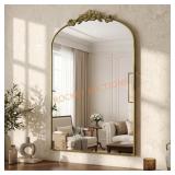 Arched Wall Mirror 24"x36" Bronze Frame