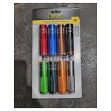 8 Pack Aluminum Flashlight