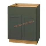 Avondale Fern Green Shaker Base Cabinet