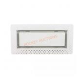 Flush Wall Vent (Lite) 6 in. x 10 in. White