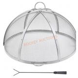 SKYSHALO Firepit Spark Screen Lid, 30" Cover