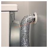 4 in. x 4.5 in. Plastic Dryer Duct connector