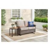 Brooke Mill Brown Metal Glider Cushions