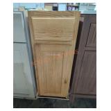 Wooden Cabinet, 34 1/2"h x 11 1/2"w x 24"d
