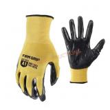 Firm Grip Large Nitrile Gloves (10 Pack)