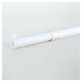 White Adjustable Closet Rod, 30-48 in.