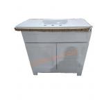 White 36" x 18-3/4" x 35.5" White Vanity w/ Top