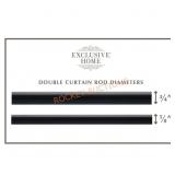 Exclusive Home Napoleon Double Curtain Rod