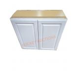 White Wall Cabinet 33" x 13" x 30"