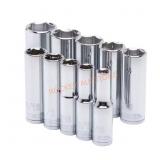 3/8 in. Drive Deep SAE Socket Set (10-Piece)