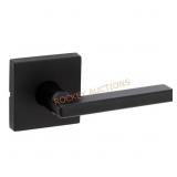 Kwikset Halifax Matte Black Passage Lever
