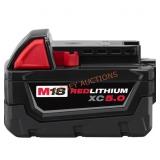 Milwaukee M18 RedLithium 5Ah Battery Pack