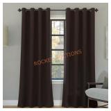 Oslo Theater Dark Chocolate Curtain 52x63