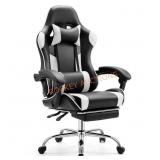 Gaming Chair PU Leather White
